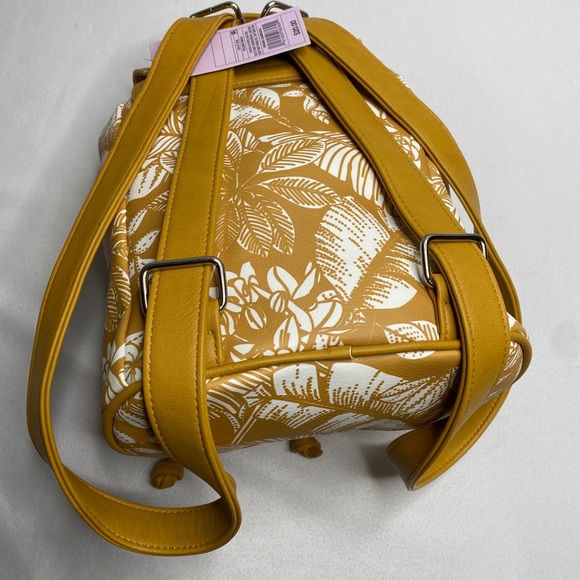 wild fable Bags Wild Fable Drawstring Mini Backpack Yellow Floral